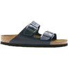 Womens Birkenstock Women's Birkenstock Arizona Soft Footbed Blue Oiled Nubuck Blue Oiled Nubuck