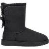 Womens Ugg Women's UGG Bailey Bow II Black Sheepskin Black Sheepskin