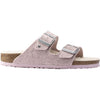 Womens Birkenstock Women's Birkenstock Arizona Wool Soft Pink Natural Soft Pink Natural