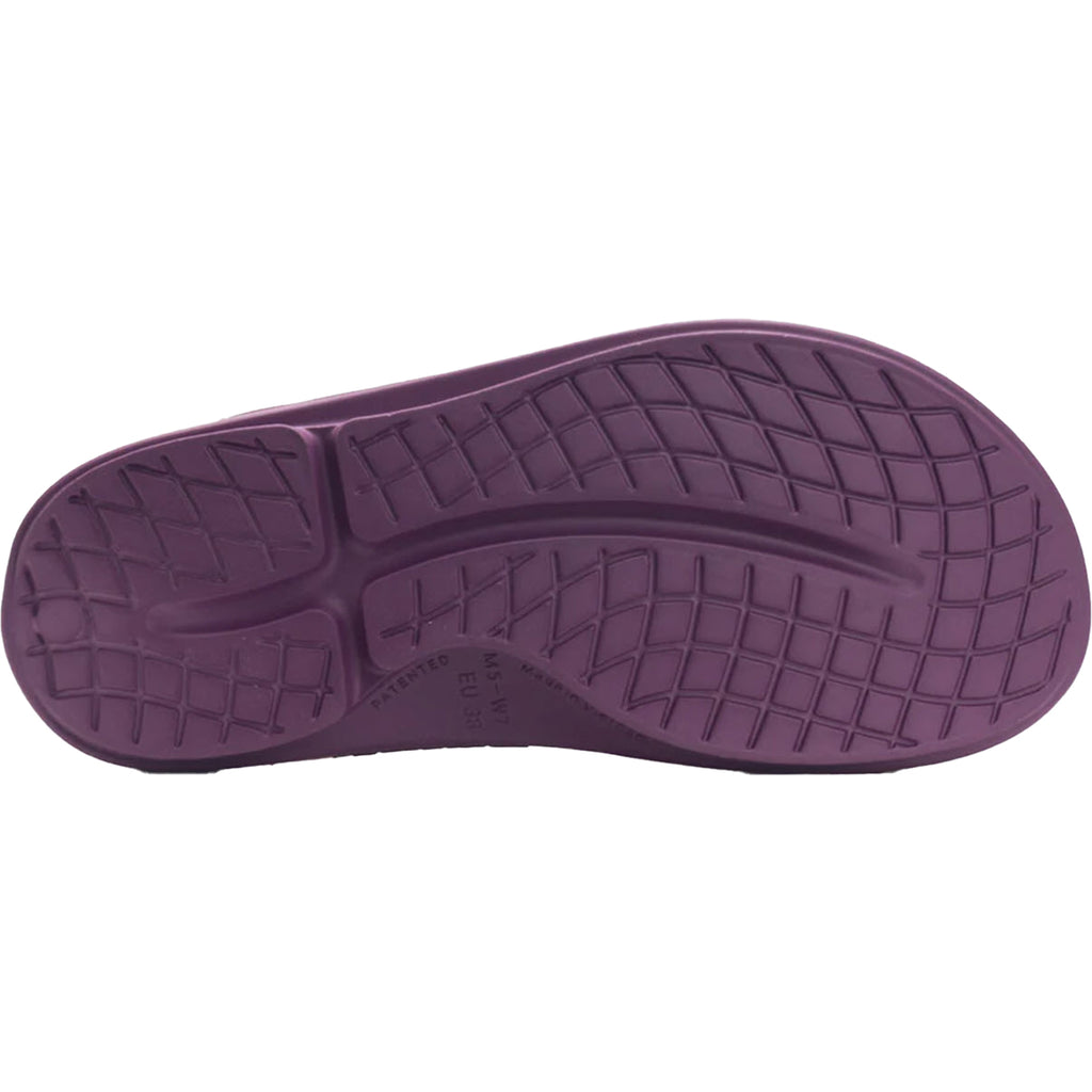 Womens Oofos Women's OOFOS OOahh Plum Synthetic Plum Synthetic