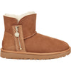 Womens Ugg Women's UGG Bailey Zip Mini Chestnut Sheepskin Chestnut Sheepskin