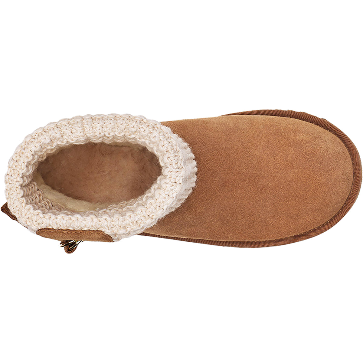 新品⭐︎UGG CLASSIC SOLENE MINI ショートブーツ24㎝ Women's UGG Classic Solene Mini Chestnut/Oatmeal Suede