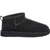 Womens Ugg Women's UGG Classic Ultra Mini Black Sheepskin Black Sheepskin