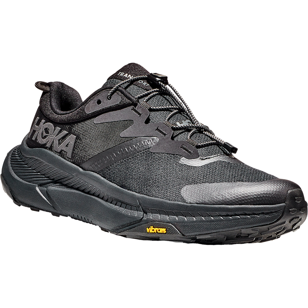 Men's Hoka Transport Black/Black Mesh – Footwear etc.