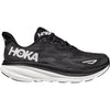 Mens Hoka one one Men's Hoka Clifton 9 Black/White Mesh Black/White Mesh
