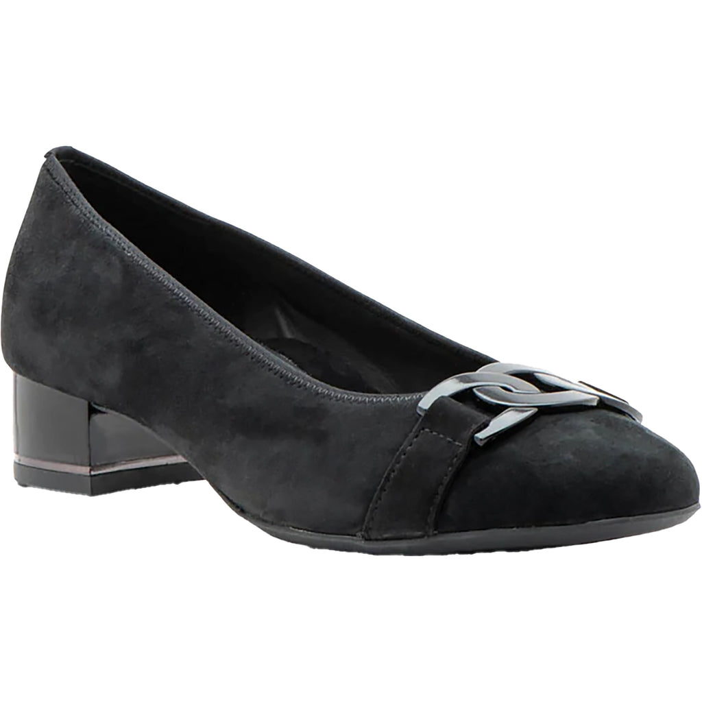 Womens Ara shoes Women's Ara Gallant Black Suede Black Suede