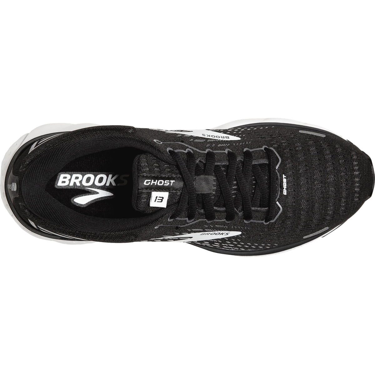 BlakeDRT  Ghost  ベラ Women's Brooks Ghost 13 Black/Blackened Pearl/White Mesh