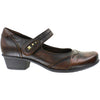 Womens Earth Women's Earth Clover Brown Brush Off Leather Brown Brush Off Leather