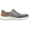 Mens Rieker Men's Rieker 14351-42 Ryan 51 Blei/Grey/Blei/Mandel Blei/Grey/Blei/Mandel