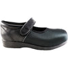 Womens Pedors Women's Pedors Mary-Jane Stretch Diabetic Orthopedic Shoes Black Leather/Stretch Black Leather/Stretch