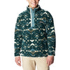 Mens Columbia Men's Columbia Helvetia Half Snap Fleece Spruce Rocky Mountain Spruce Rocky Mountain