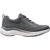 Mens Clarks Men's Clarks Wave 2.0 Vibe Dark Grey Nubuck Dark Grey Nubuck