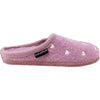 Womens Haflinger Women's Haflinger Hearts Rosewood Wool Rosewood Wool