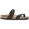 Womens Birkenstock Women's Birkenstock Mayari Vegan Black Birkibuc Black Birkibuc