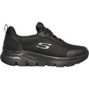 Womens Skechers Women's Skechers Arch Fit SR Vermical Black Mesh Black Mesh