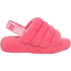 Womens Ugg Women's UGG Fluff Yeah Slide Pink Rose Sheepskin Pink Rose Sheepskin