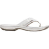 Womens Clarks Women's Clarks Cloudsteppers Breeze Sea H White Synthetic White Synthetic