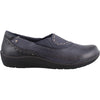 Womens Earth Women's Earth Leona Navy Leather Navy Leather