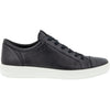 Mens Ecco Men's Ecco Soft 7 City Sneaker Black Leather Black Leather
