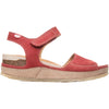 Womens On foot Women's On Foot 240 Vegas Rojo Red Pebble Suede Red