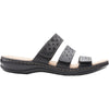 Womens Clarks Women's Clarks Leisa Spice Black Leather Black Leather