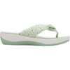 Womens Clarks Women's Clarks Cloudsteppers Arla Glison Pale Green Fabric Pale Green Fabric