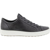 Mens Ecco Men's Ecco Soft 7 City Sneaker Titanium Leather Titanium Leather