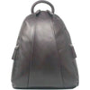Womens Osgoode marley Women's Osgoode Marley Teardrop Multi Zip Backpack Storm Leather Storm Leather