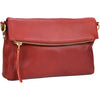 Womens Osgoode marley Women's Osgoode Marley Charlotte Small Zip Foldover Henna Leather Henna Leather