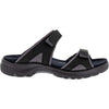Womens Ecco Women's Ecco Yucatan 2.0 Offroad Slide Black Nubuck Black Nubuck