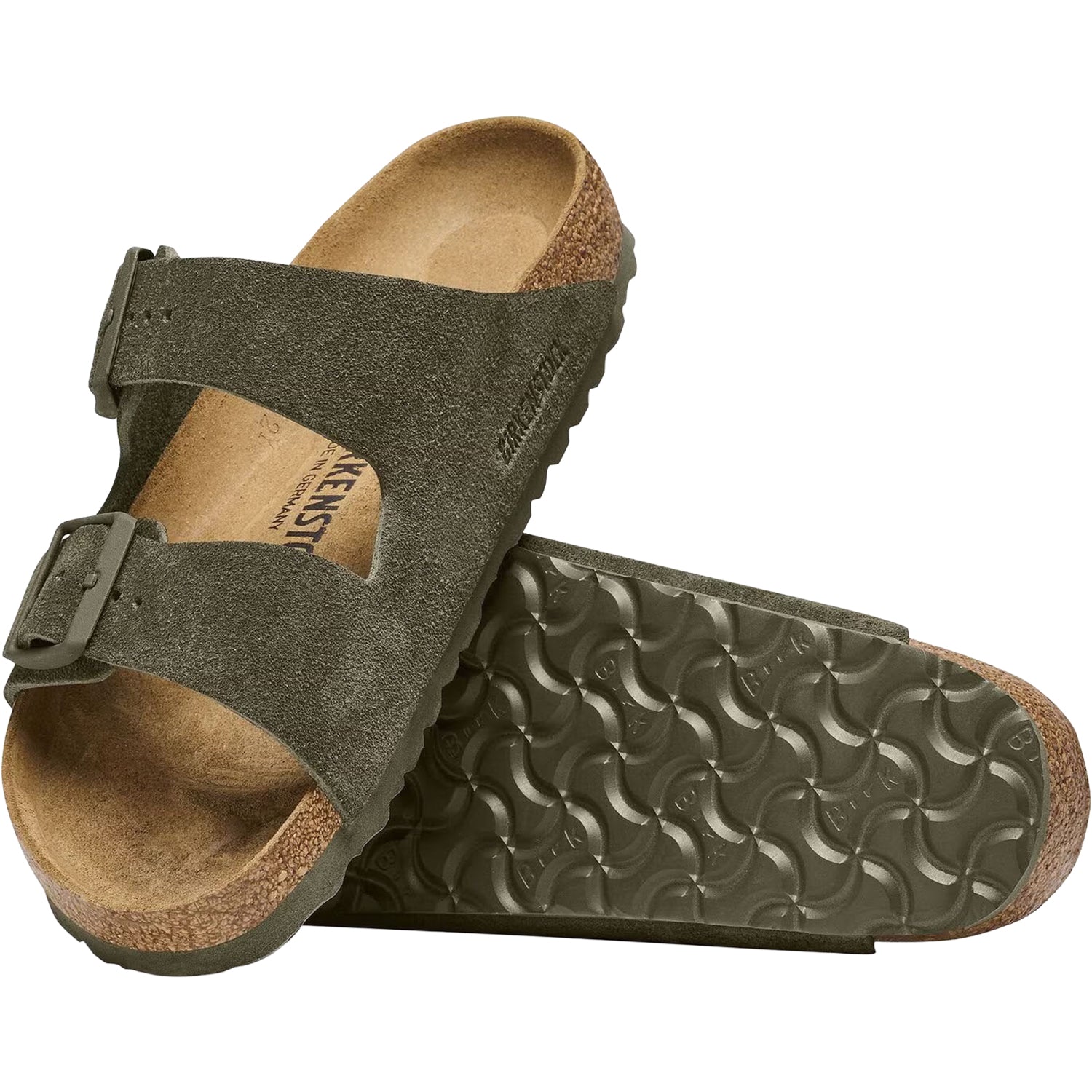 Unisex Birkenstock Unisex Birkenstock Arizona Thyme Suede Thyme Suede