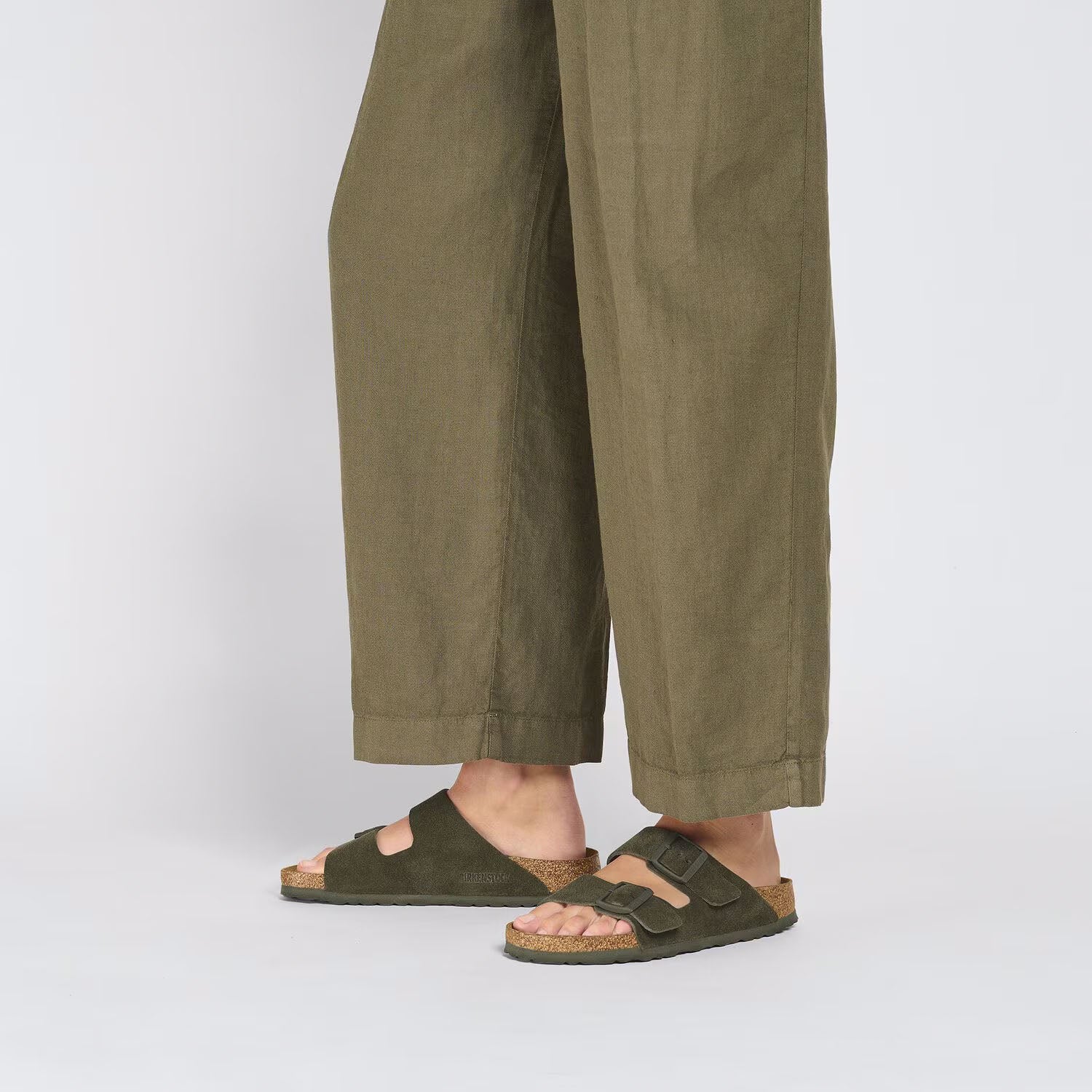 Unisex Birkenstock Unisex Birkenstock Arizona Thyme Suede Thyme Suede