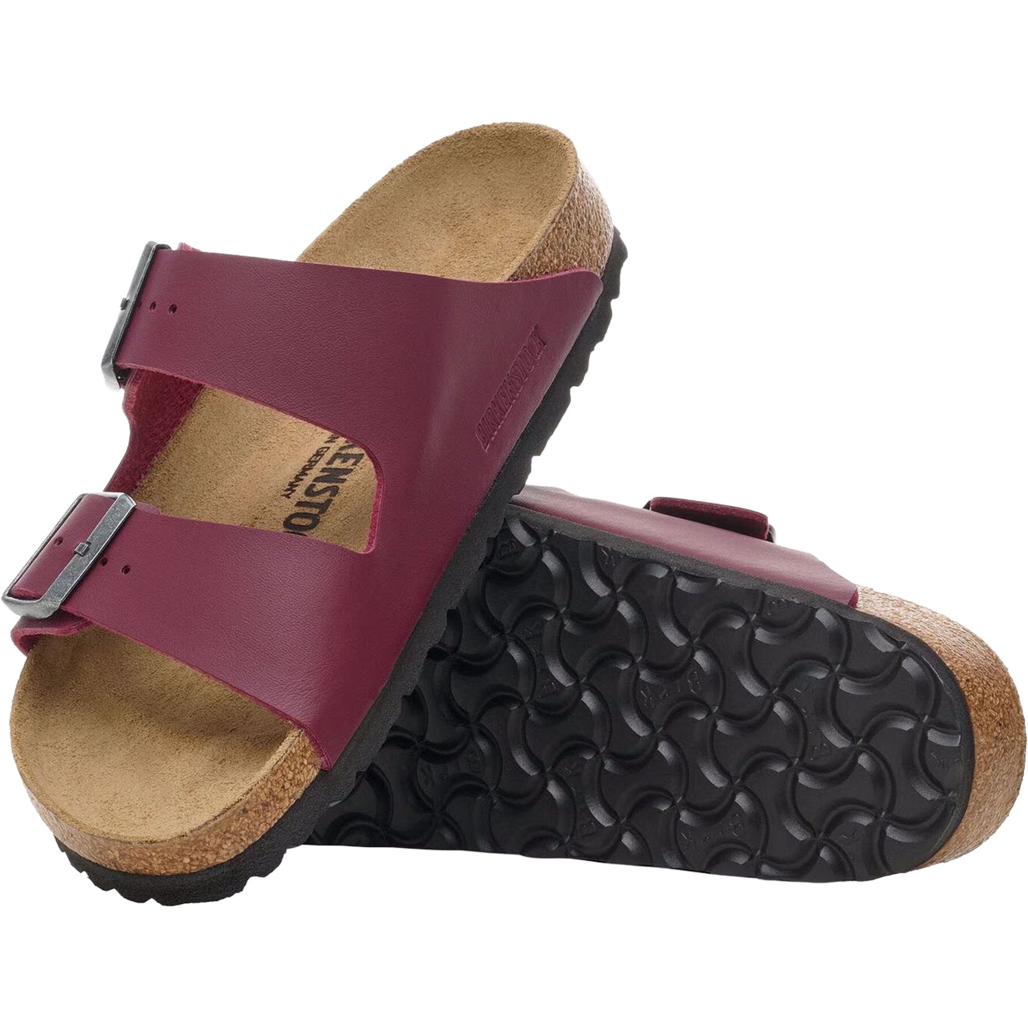 Womens Birkenstock Women's Birkenstock Arizona Zinfandel Birko-Flor Zinfandel