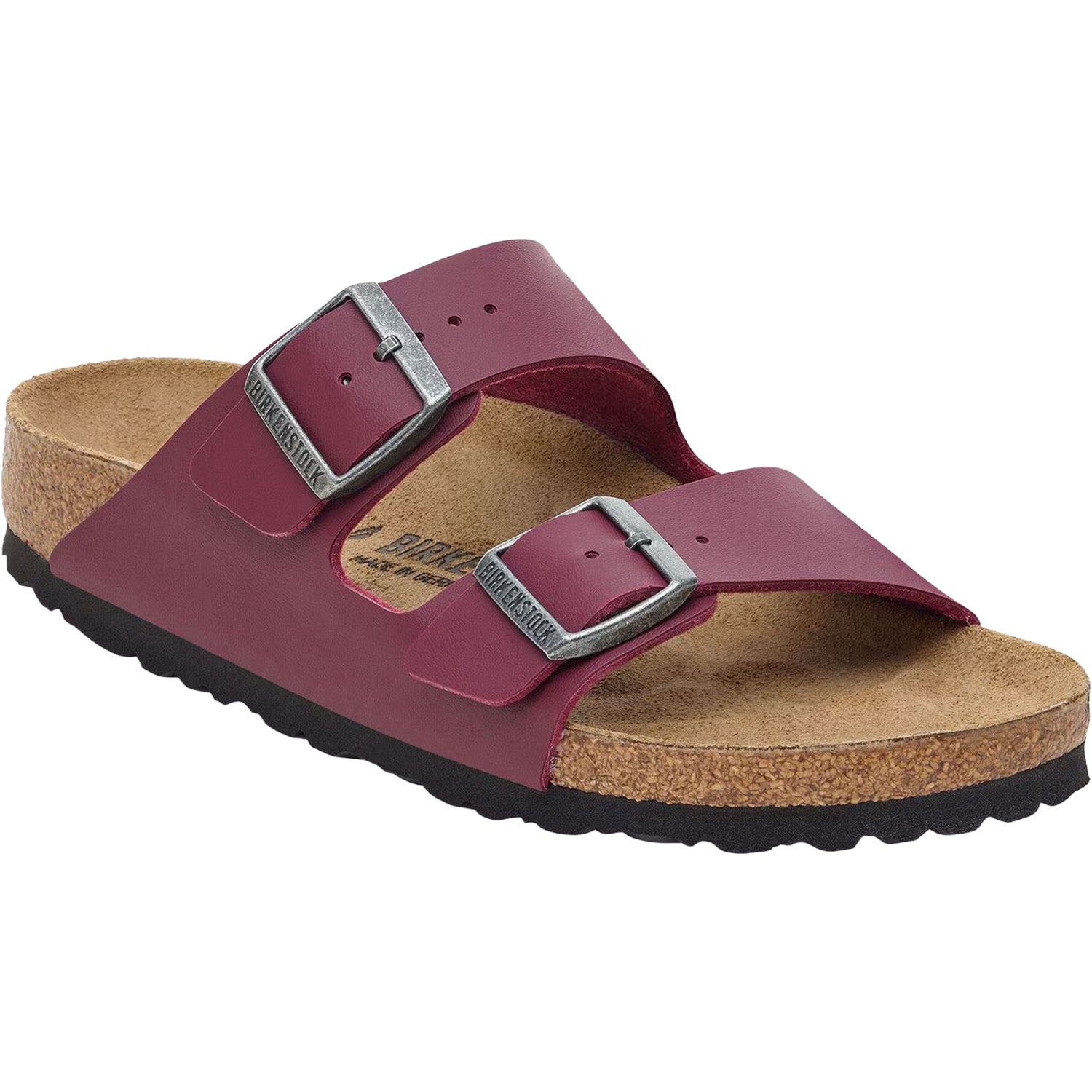 Womens Birkenstock Women's Birkenstock Arizona Zinfandel Birko-Flor Zinfandel