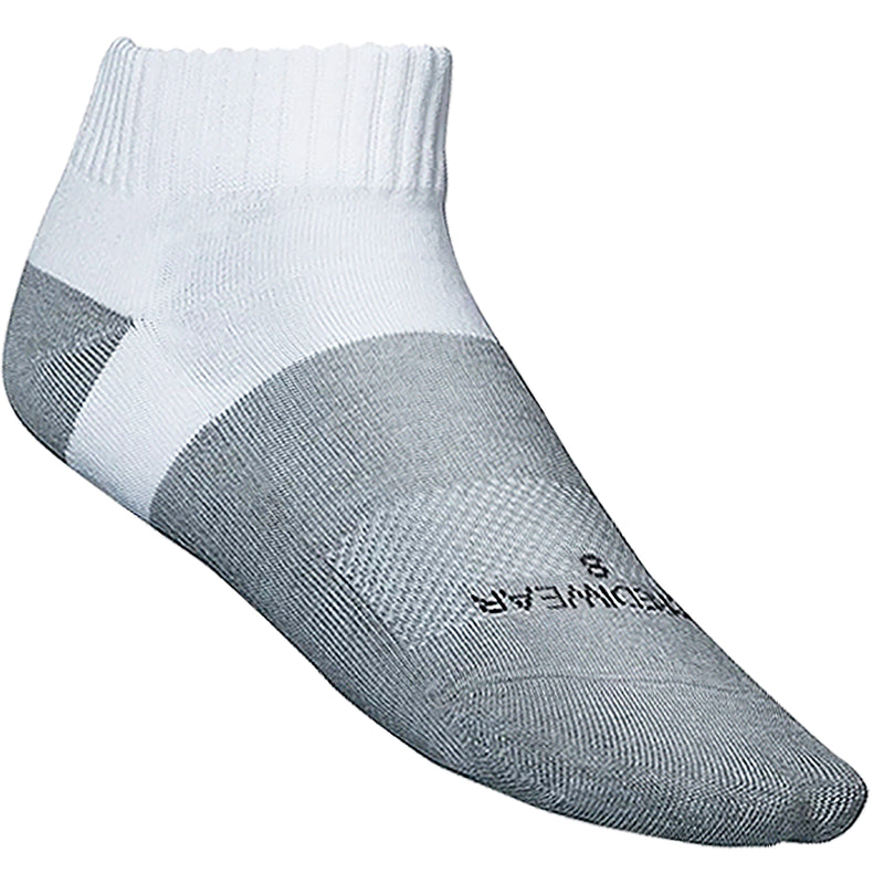Unisex Incrediwear Active Low Cut White Socks