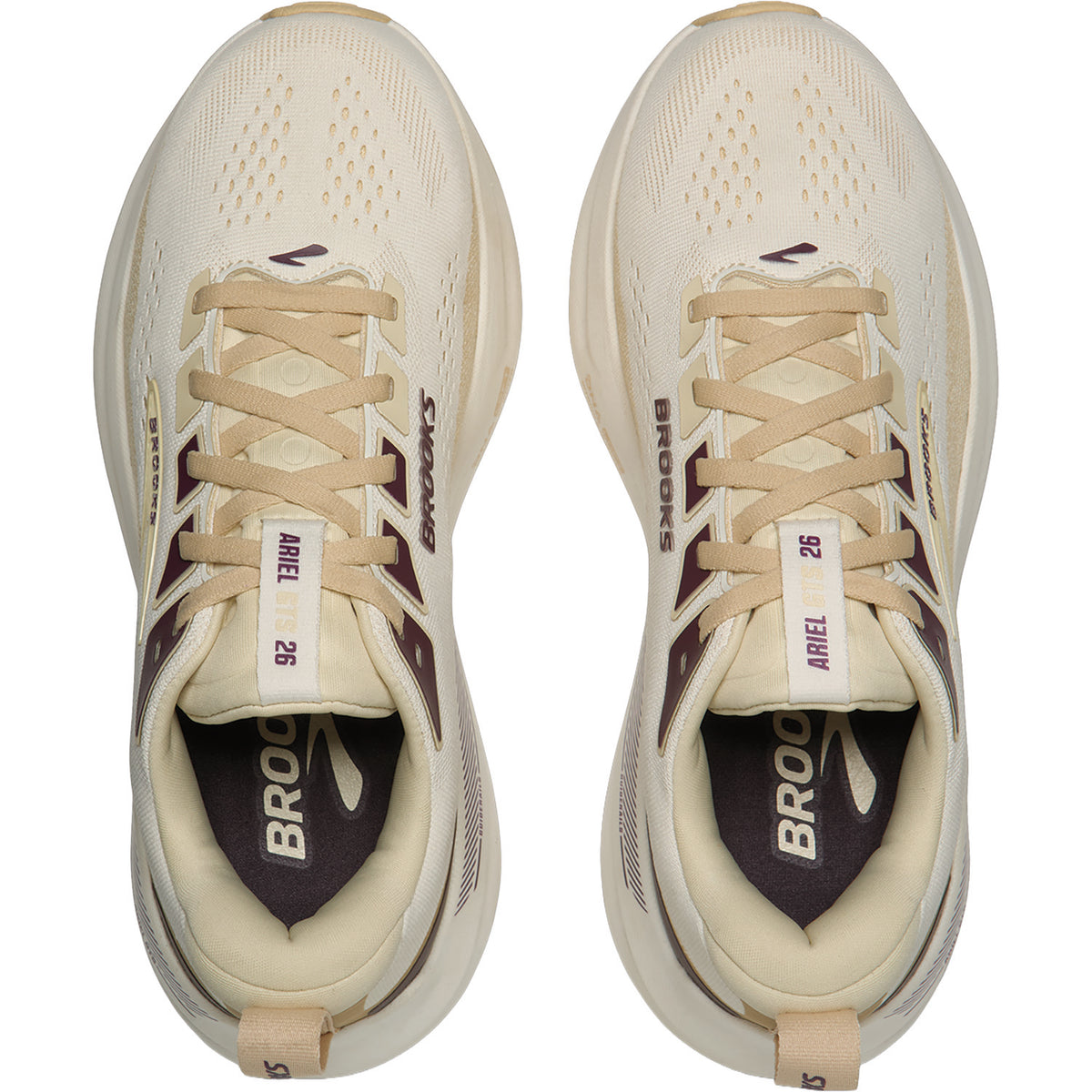 Brooks Ariel GTS 26 Women's Athletic Shoes Coconut/Sand/Potent