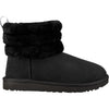 Womens Ugg Women's UGG Fluff Mini Quilted Black Sheepskin Black Sheepskin