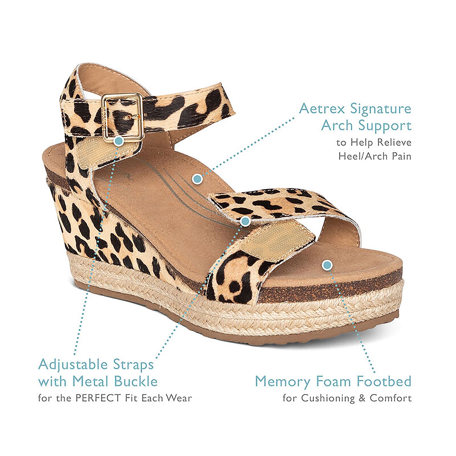 Womens Aetrex Women's Aetrex Sydney Natural Jute Natural Jute