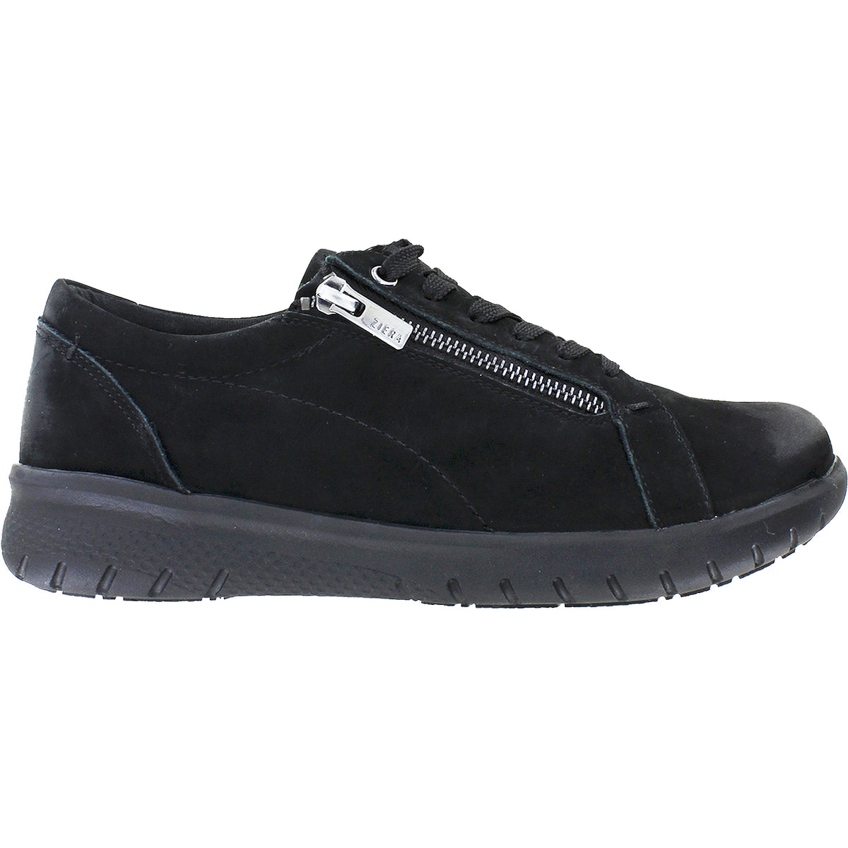 Ziera Solar Women's Walking Shoes Black Nubuck – Footwear etc.