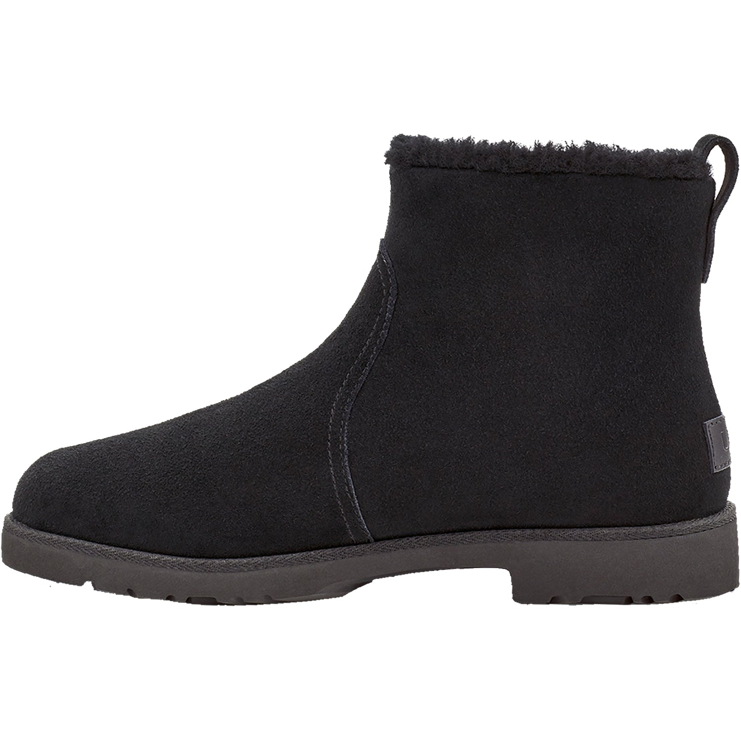 Womens Ugg Women's UGG Romely Zip Black Sheepskin Black Sheepskin
