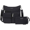 Womens Baggallini Baggallini Modern Everywhere Slim Crossbody Black Nylon Black Nylon