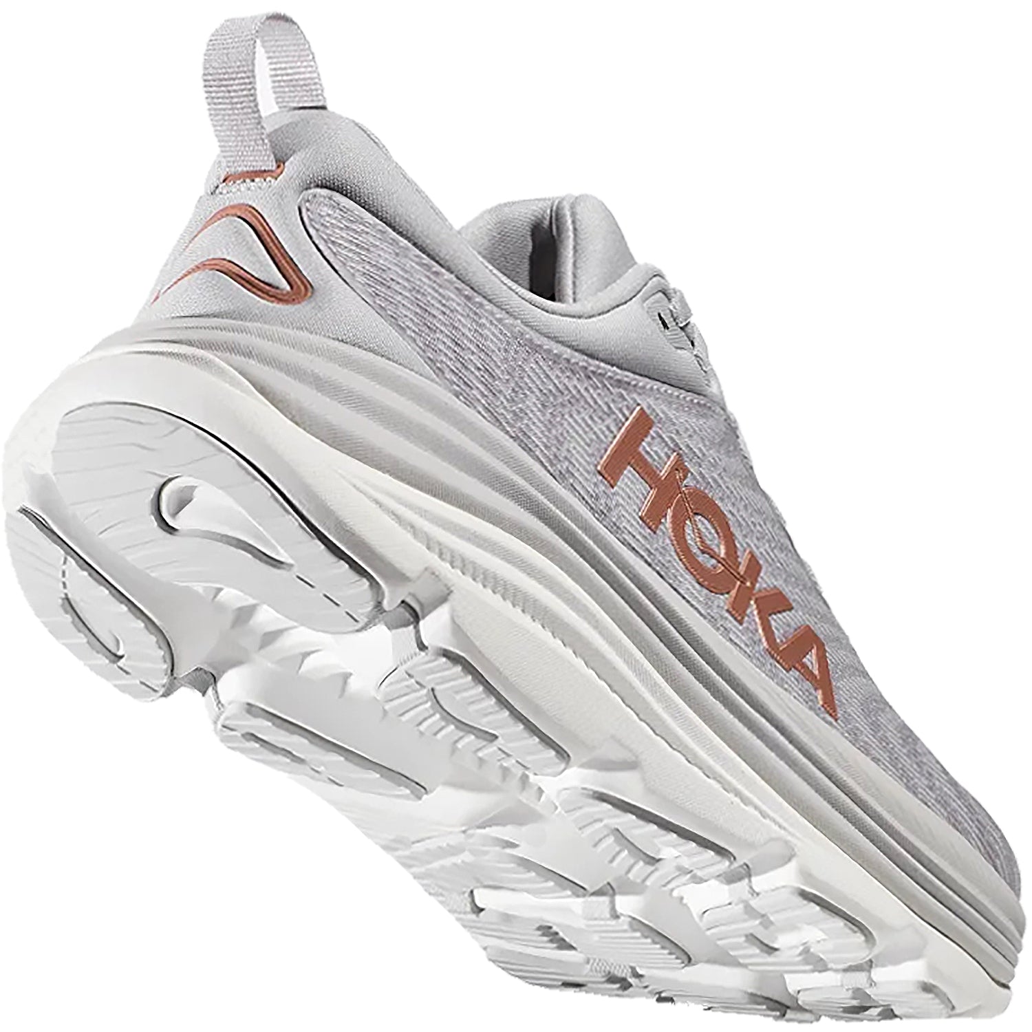 Womens Hoka one one Women's Hoka Gaviota 5 Harbor Mist/Rose Gold Mesh (Stability Support) Harbor Mist/Rose Gold Mesh
