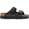 Womens Birkenstock Women's Birkenstock Arizona Platform Padded Black Black Nylon