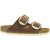 Womens Birkenstock Women's Birkenstock Arizona Big Buckle Cognac Antique Leather Cognac Antique Leather