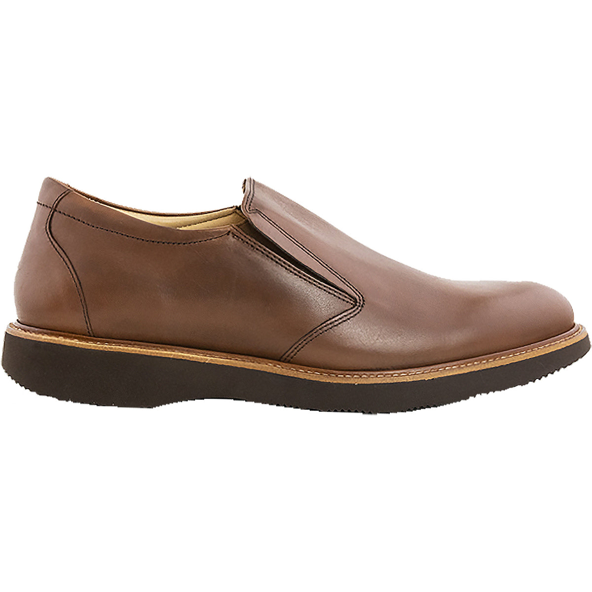 SAMUEL HUBBARD Frequent Traveler Dark Brown Leather Loafers Size 9.5 Samuel Hubbard Frequent Traveler Men main image 2