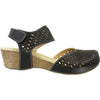 Womens L'artiste by spring step Women's Spring Step Poppiri Black Leather Black Leather