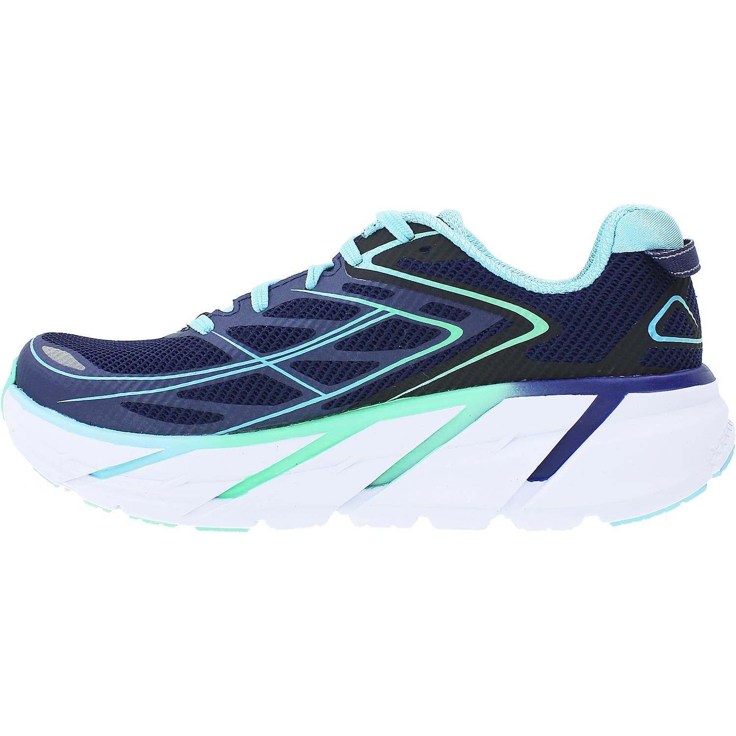 Womens Hoka one one Women's Hoka One One Clifton 3 Medieval Blue/Spring Bud Mesh (Neutral Support) Medieval Blue/Spring Bud Mesh