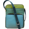 Womens Ili new york ili New York Small Crossbody Organizer Serenity Multi Leather Serenity Multi