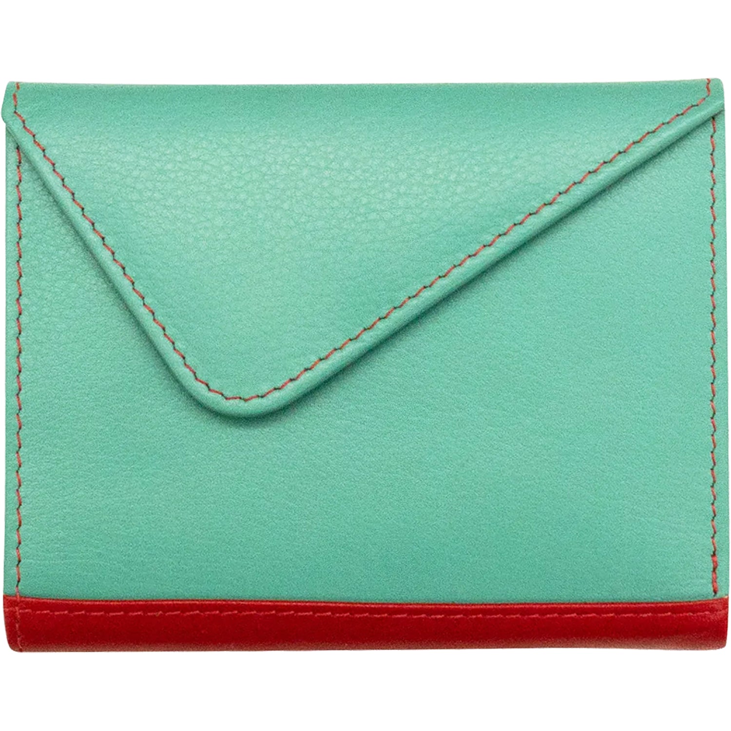 Womens Ili new york ili New York Mini Snap Tri-fold Wallet Citrus Leather Citrus Leather