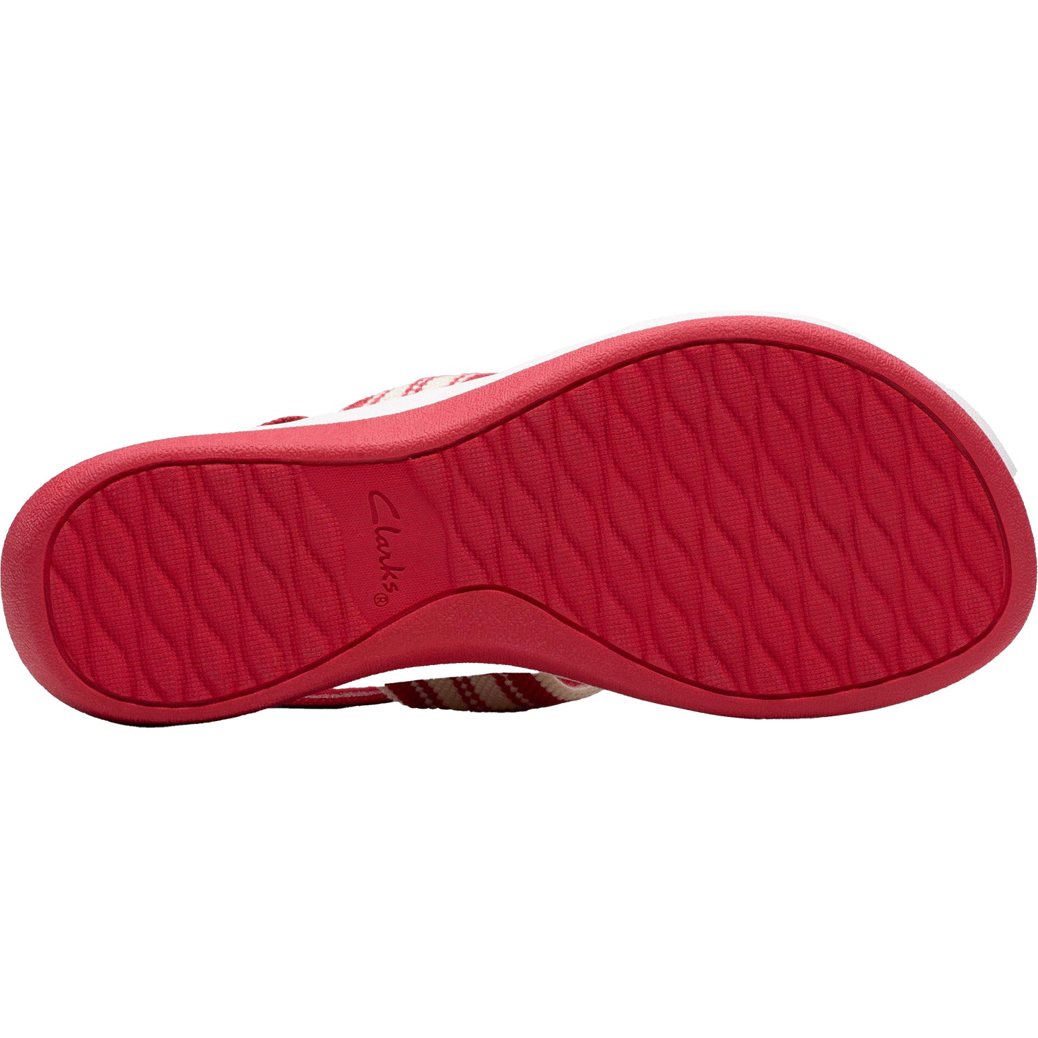 Womens Clarks Women's Clarks Cloudsteppers Arla Stroll Cherry Combi Knit Synthetic Cherry Combi Knit Synthetic